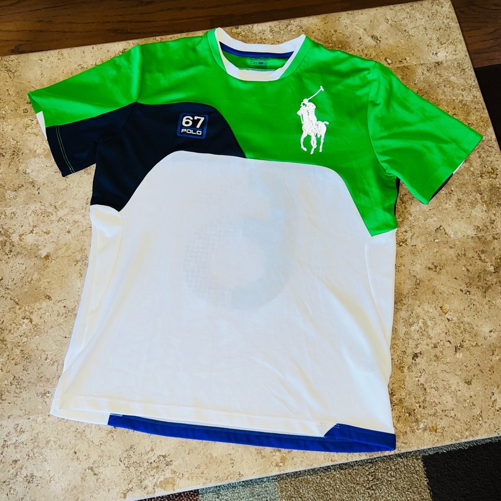 ! Polo Ralph Lauren Reflective Athletic Boys Shirt